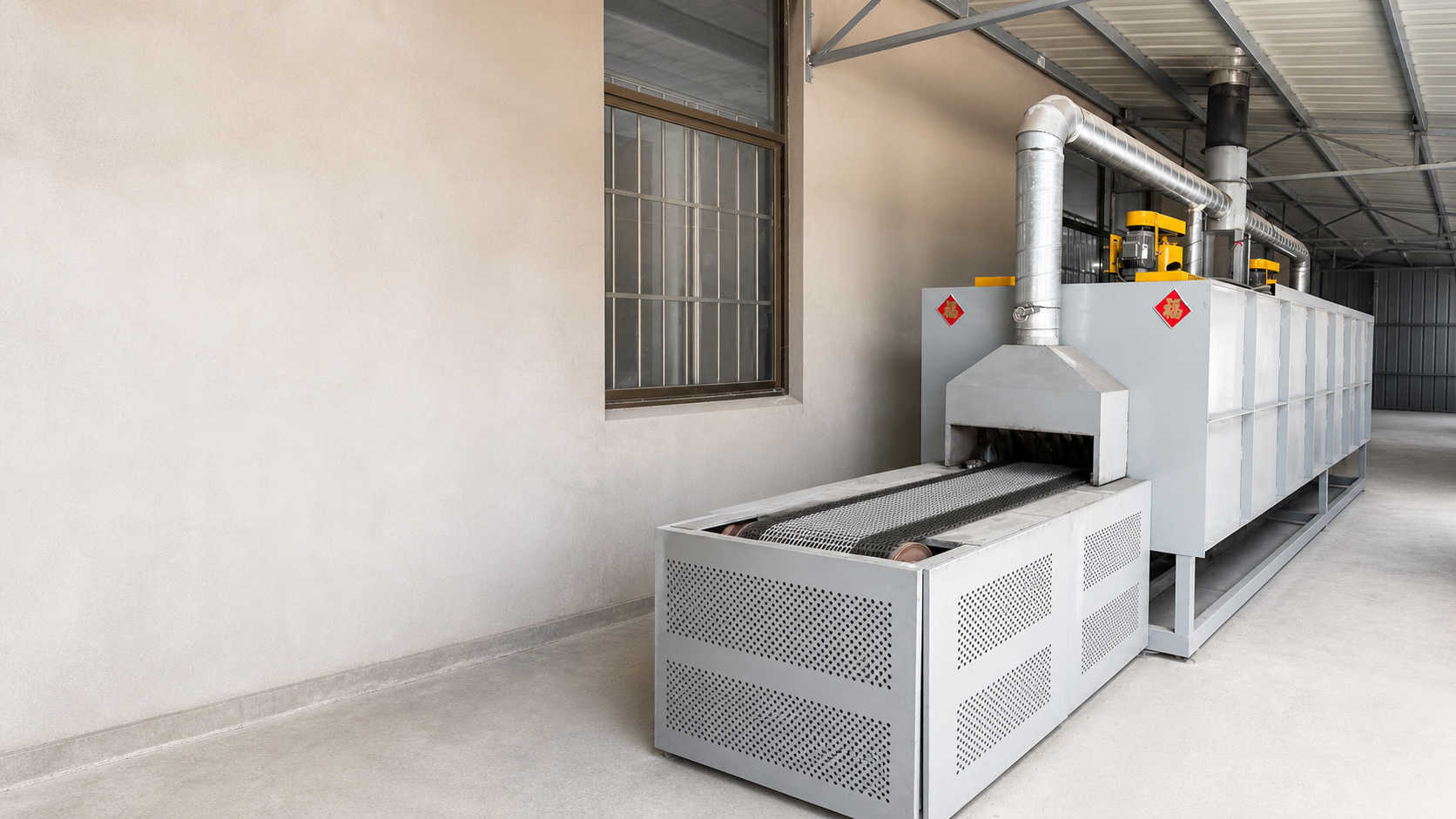 Nitrogen-protected brazing furnace equipment on the production line